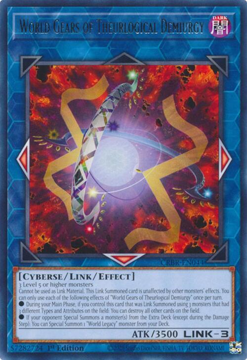 World Gears of Theurlogical Demiurgy CRBR-EN044 (Crossover Breakers)  - 1st Edition