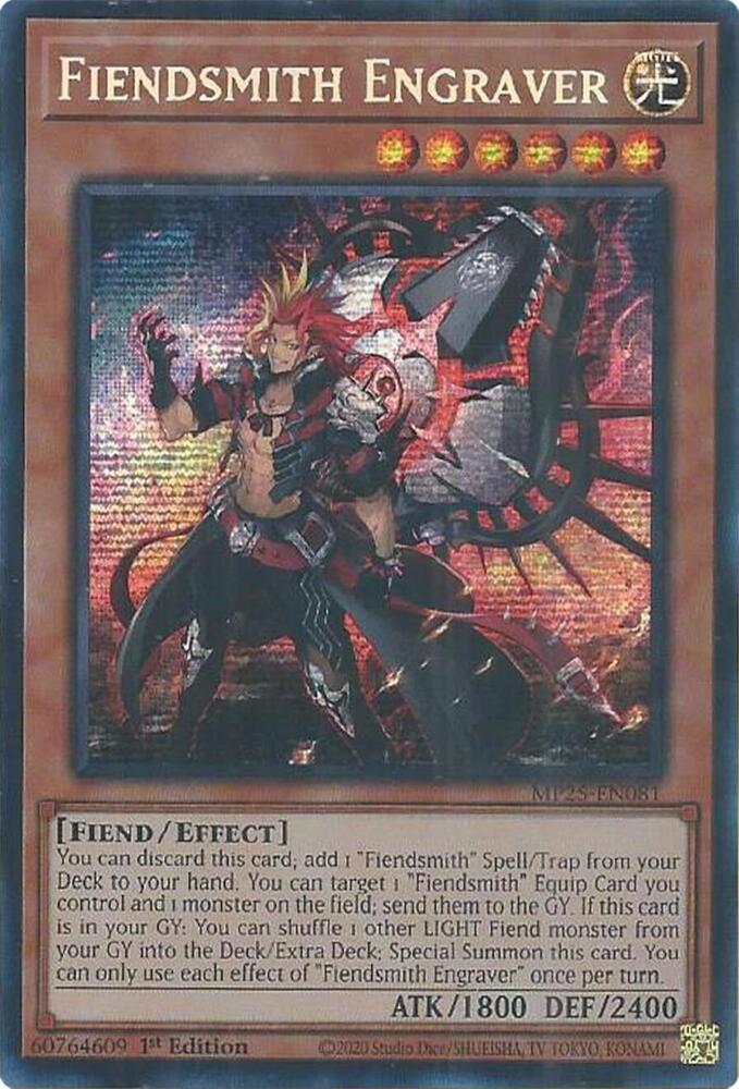 Fiendsmith Engraver MP25-EN081 (2025 Mega-Pack)  - 1st Edition