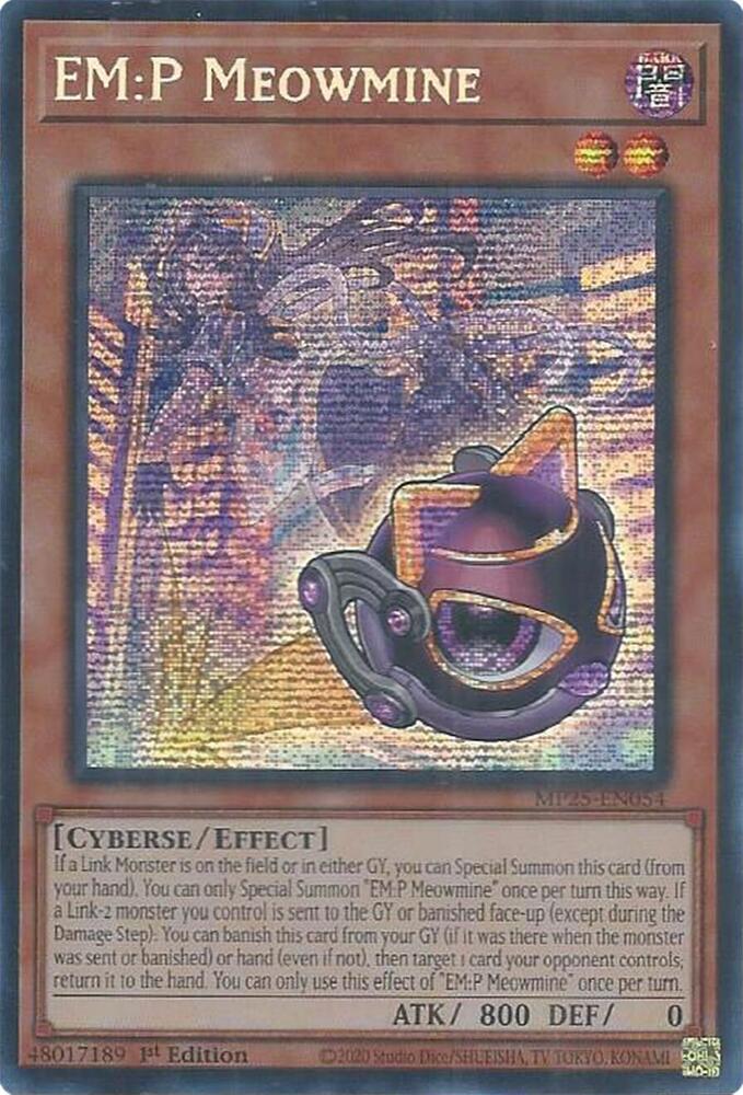 EMP Meowmine MP25-EN054 (2025 Mega-Pack)  - 1st Edition