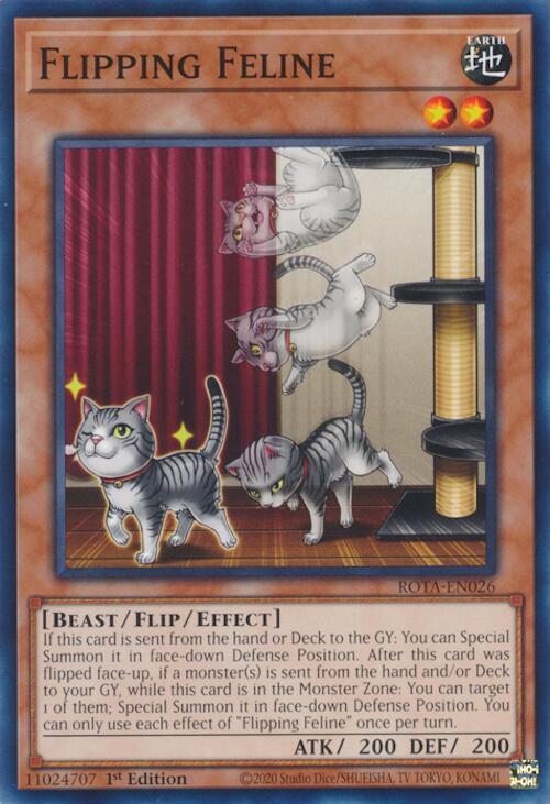 Flipping Feline ROTA-EN026 (Rage of the Abyss)  - 1st Edition