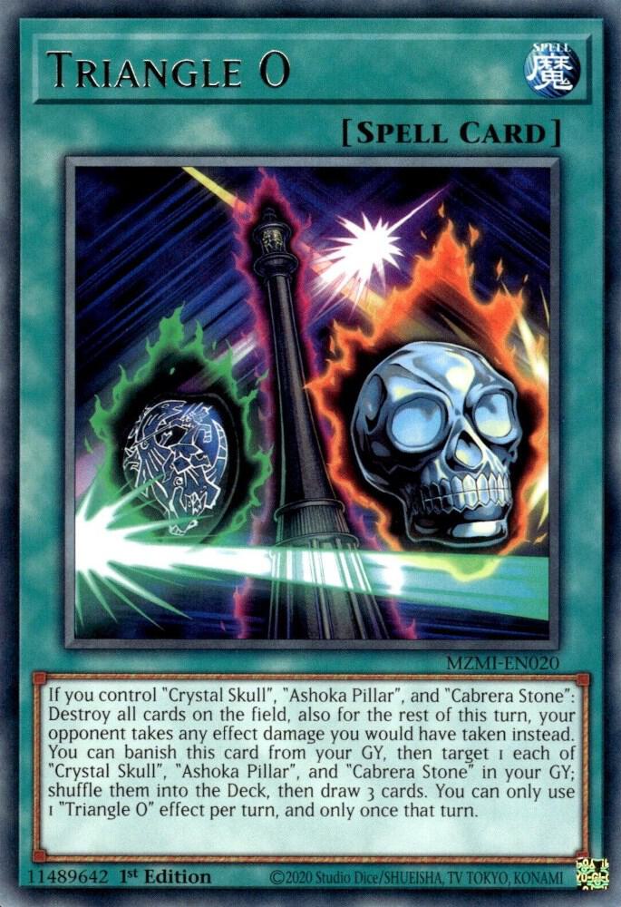 Triangle O MZMI-EN020 (Maze of Millennia)  - 1st Edition