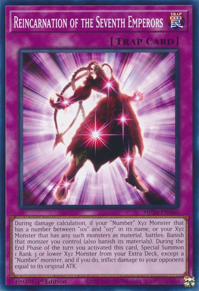 Reincarnation of the Seventh Emperors MP24-EN360 (25th Anniversary Tin: Dueling Mirrors)  - 1st Edition