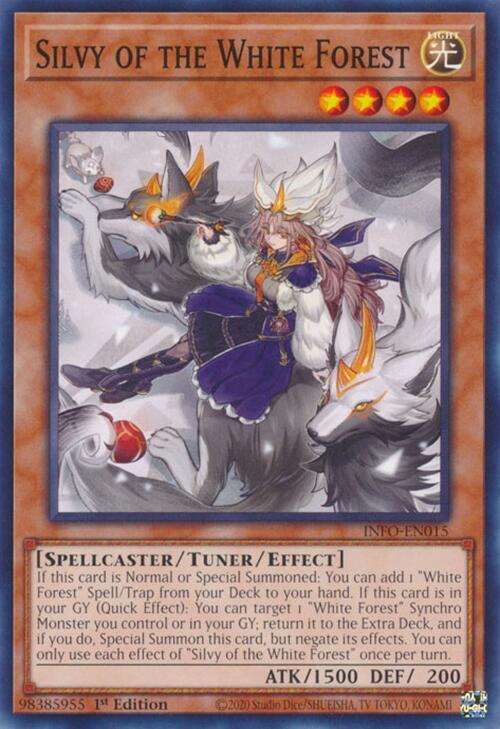 Silvy of the White Forest INFO-EN015 (The Infinite Forbidden)  - 1st Edition