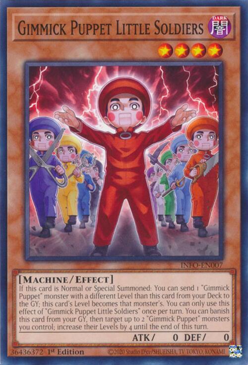 Gimmick Puppet Little Soldiers INFO-EN007 (The Infinite Forbidden)  - 1st Edition