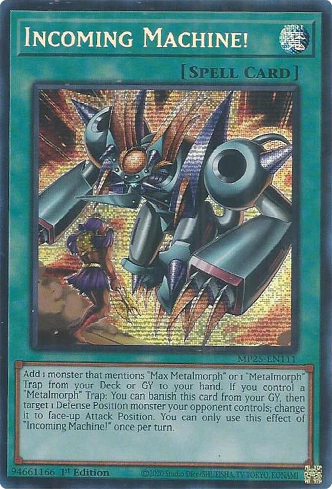Incoming Machine MP25-EN111 (2025 Mega-Pack)  - 1st Edition