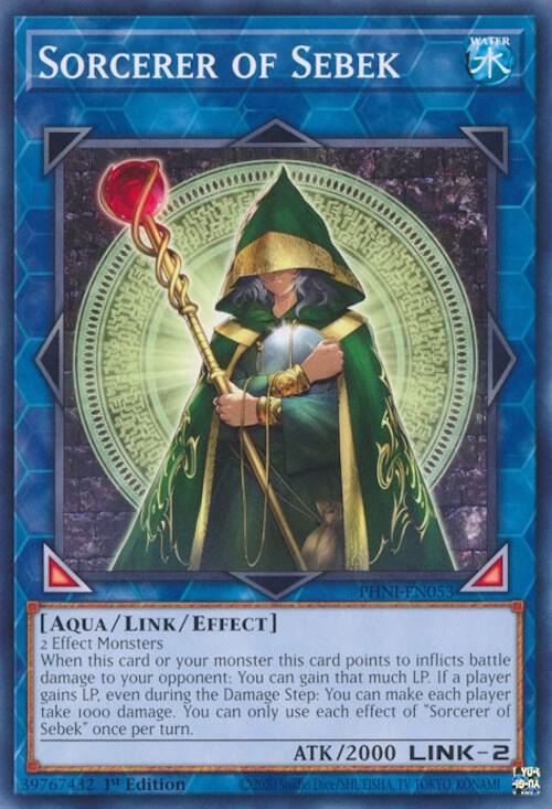 Sorcerer of Sebek PHNI-EN053 (Phantom Nightmare)  - 1st Edition