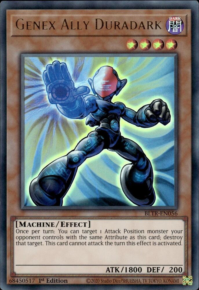 Genex Ally Duradark BLTR-EN056 (Battles of Legend: Terminal Revenge)  - 1st Edition
