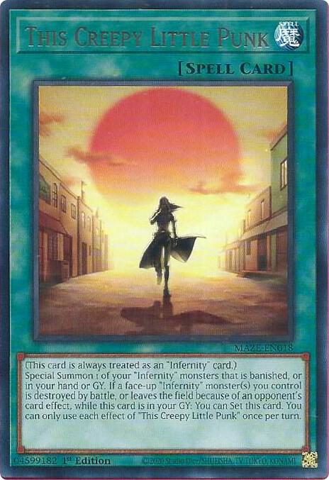 This Creepy Little Punk MAZE-EN018 (Maze of Memories)  - 1st Edition
