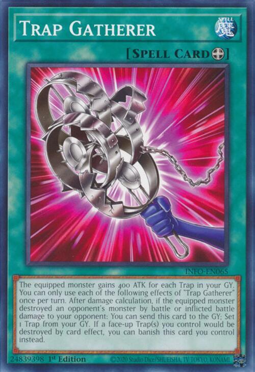 Trap Gatherer INFO-EN065 (The Infinite Forbidden)  - 1st Edition