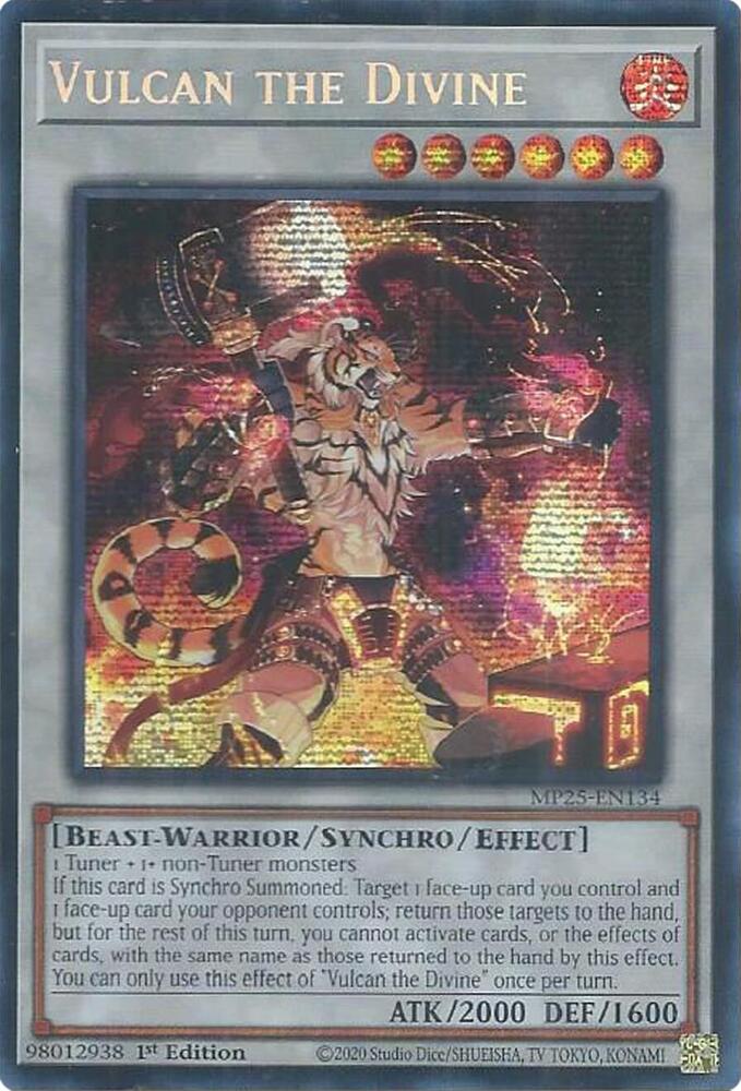 Vulcan the Divine MP25-EN134 (2025 Mega-Pack)  - 1st Edition