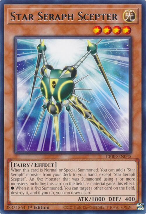 Star Seraph Scepter CRBR-EN045 (Crossover Breakers)  - 1st Edition