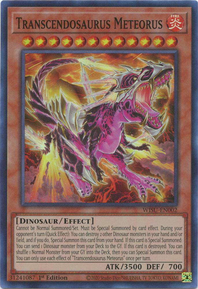 Transcendosaurus Meteorus WISU-EN002 (Wild Survivors)  - 1st Edition
