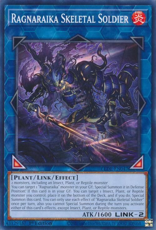 Ragnaraika Skeletal Soldier LEDE-EN047 (Legacy of Destruction)  - 1st Edition