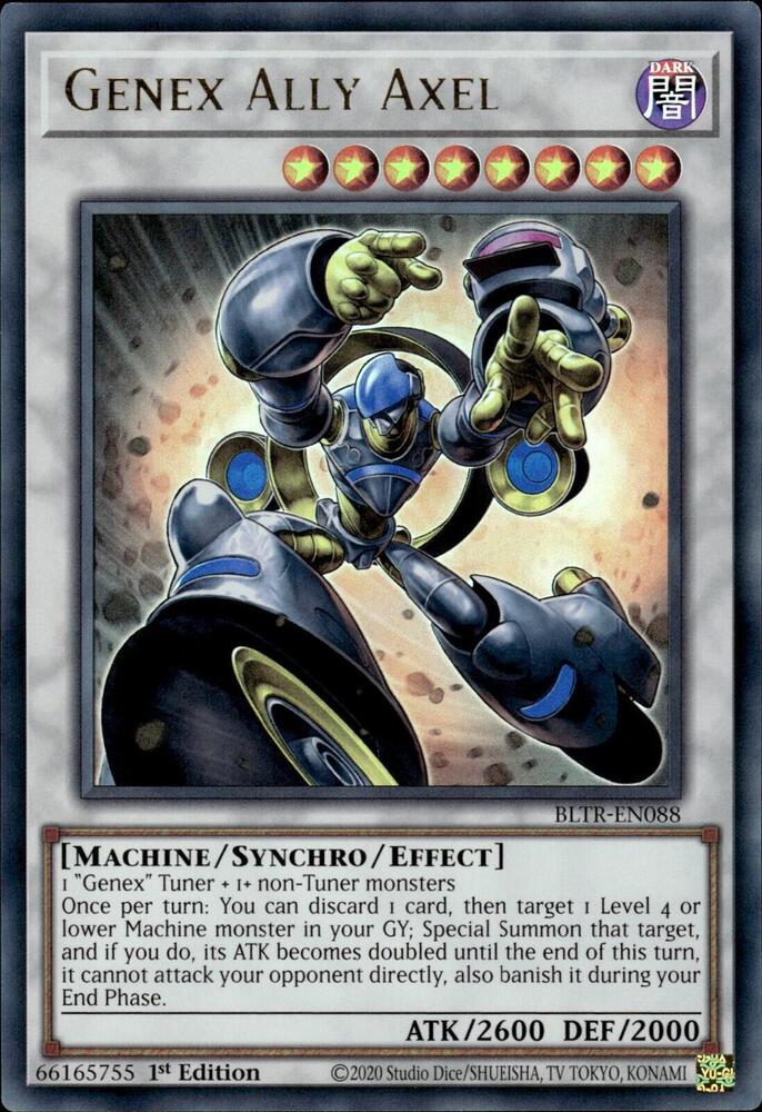Genex Ally Axel BLTR-EN088 (Battles of Legend: Terminal Revenge)  - 1st Edition