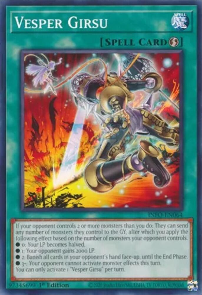 Vesper Girsu INFO-EN064 (The Infinite Forbidden)  - 1st Edition