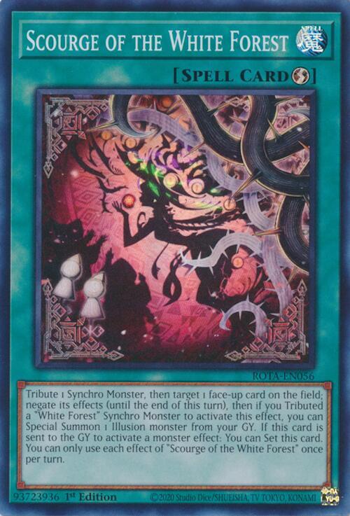Scourge of the White Forest ROTA-EN056 (Rage of the Abyss)  - 1st Edition