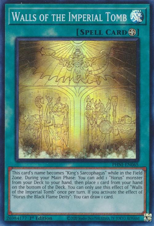 Walls of the Imperial Tomb PHNI-EN065 (Phantom Nightmare)  - 1st Edition