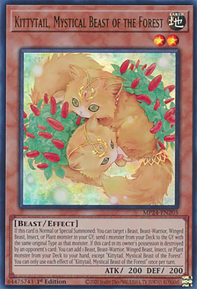 Kittytail Mystical Beast of the Forest MP24-EN205 (25th Anniversary Tin: Dueling Mirrors)  - 1st Edition