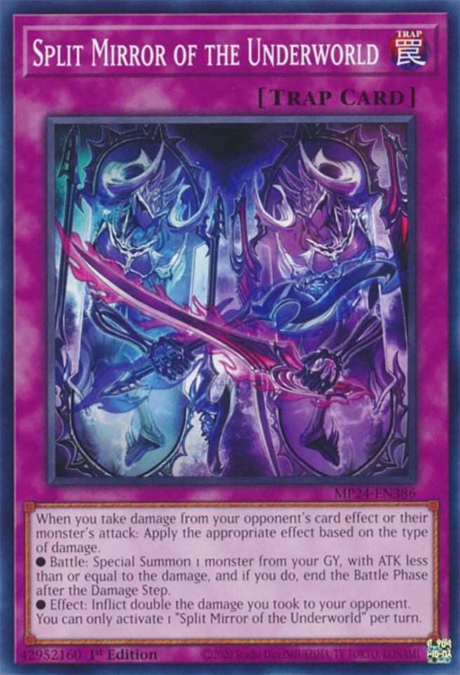 Split Mirror of the Underworld MP24-EN386 (25th Anniversary Tin: Dueling Mirrors)  - 1st Edition