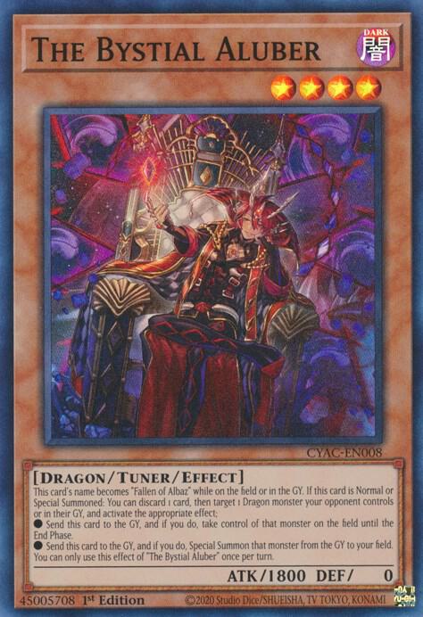 The Bystial Aluber CYAC-EN008 (Cyberstorm Access)  - 1st Edition