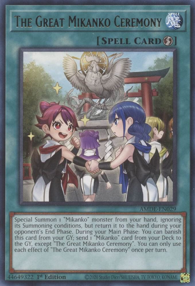 The Great Mikanko Ceremony AMDE-EN029 (Amazing Defenders)  - 1st Edition