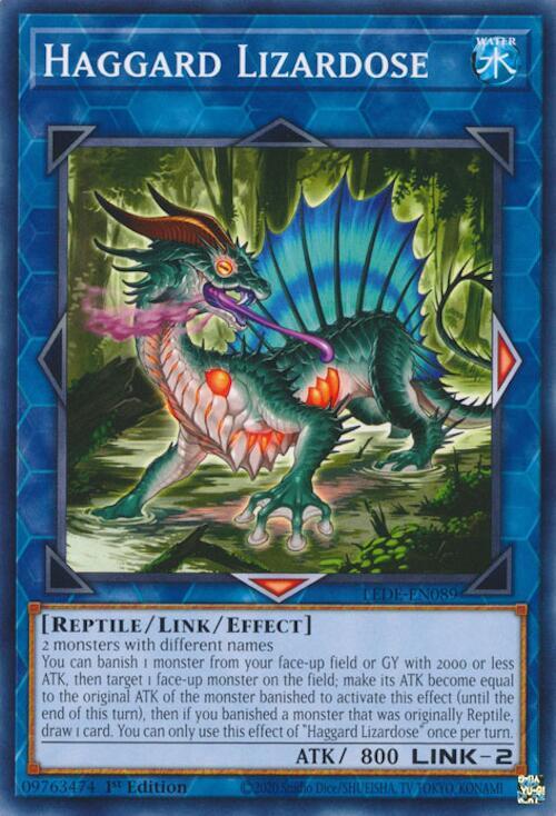 Haggard Lizardose LEDE-EN089 (Legacy of Destruction)  - 1st Edition