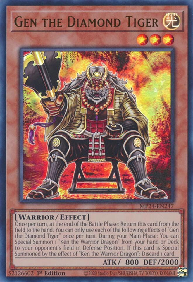 Gen the Diamond Tiger MP24-EN247 (25th Anniversary Tin: Dueling Mirrors)  - 1st Edition