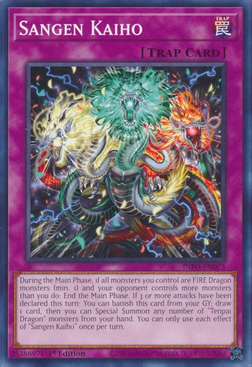 Sangen Kaiho INFO-EN073 (The Infinite Forbidden)  - 1st Edition