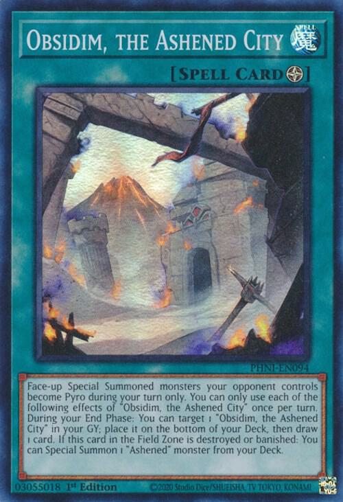 Obsidim, the Ashened City PHNI-EN094 (Phantom Nightmare)  - 1st Edition