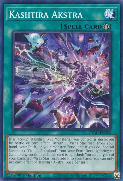 Kashtira Akstra CYAC-EN055 (Cyberstorm Access)  - 1st Edition