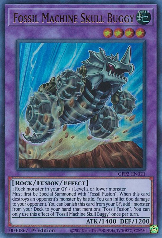 Fossil Machine Skull Buggy GFP2-EN021 (Ghosts From the Past: The 2nd Haunting)  - 1st Edition