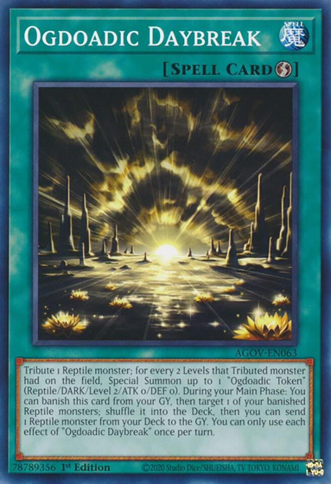 Ogdoadic Daybreak AGOV-EN063 (Age of Overlord)  - 1st Edition
