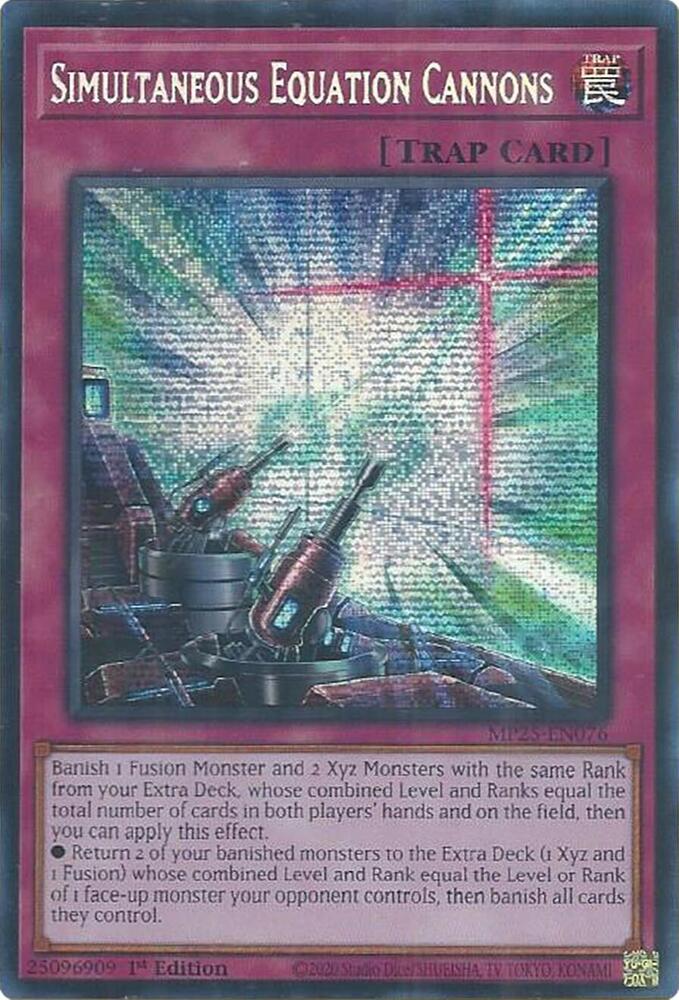 Simultaneous Equation Cannons MP25-EN076 (2025 Mega-Pack)  - 1st Edition