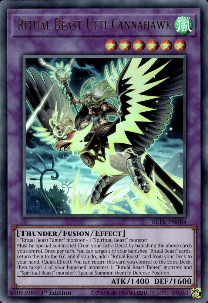 Ritual Beast Ulti-Cannahawk BLTR-EN084 (Battles of Legend: Terminal Revenge)  - 1st Edition