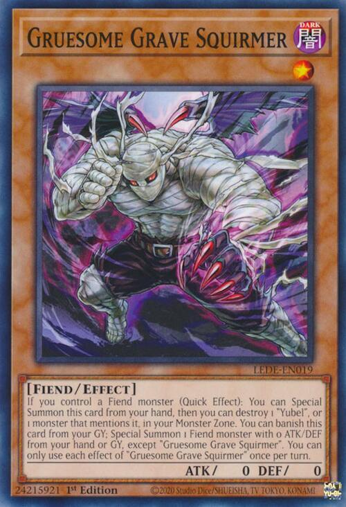 Gruesome Grave Squirmer LEDE-EN019 (Legacy of Destruction)  - 1st Edition