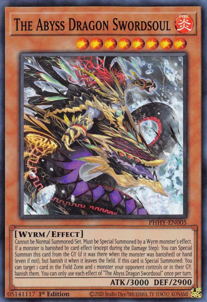 The Abyss Dragon Swordsoul PHHY-EN005 (Photon Hypernova)  - 1st Edition