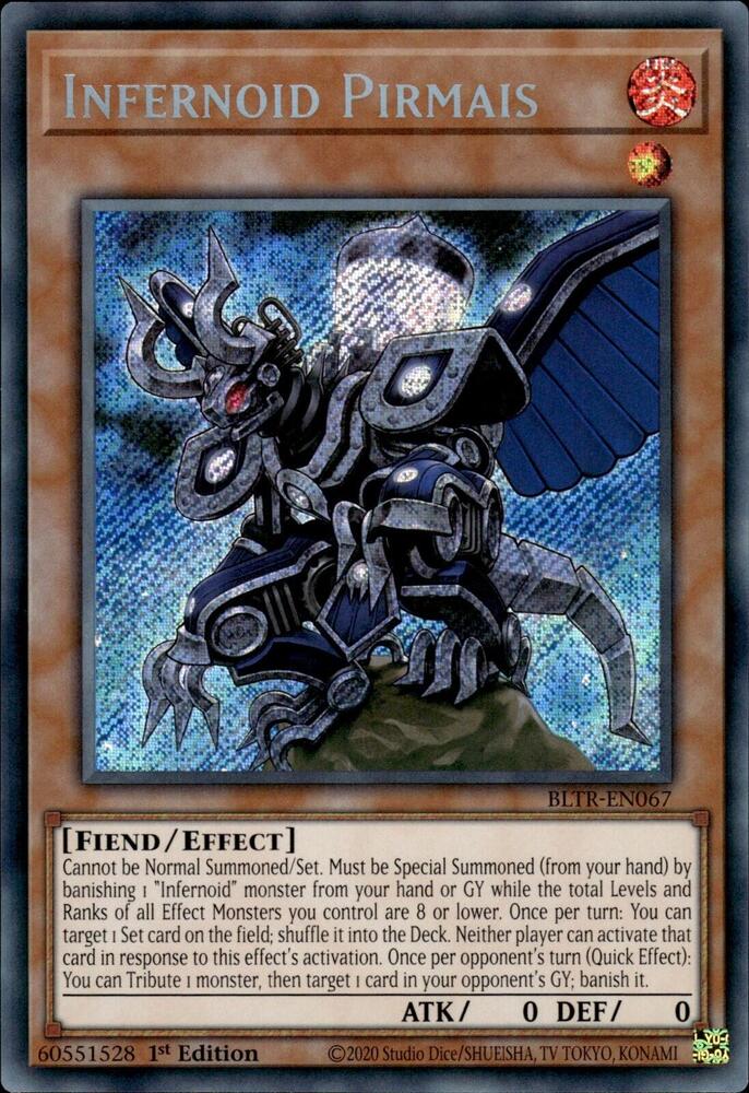 Infernoid Pirmais BLTR-EN067 (Battles of Legend: Terminal Revenge)  - 1st Edition