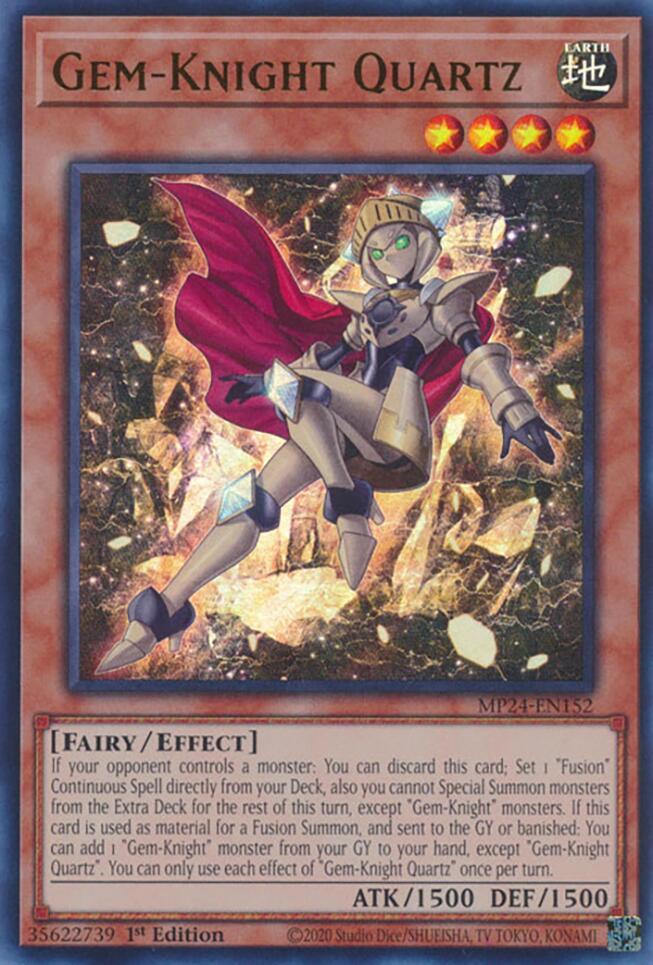 Gem Knight Quartz MP24-EN152 (25th Anniversary Tin: Dueling Mirrors)  - 1st Edition