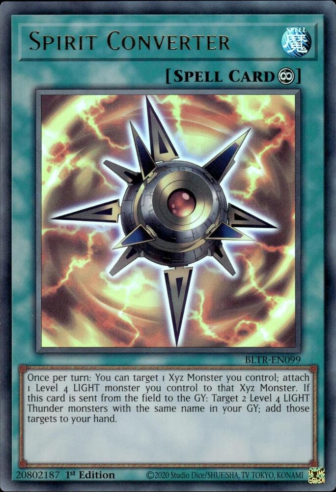 Spirit Converter BLTR-EN099 (Battles of Legend: Terminal Revenge)  - 1st Edition
