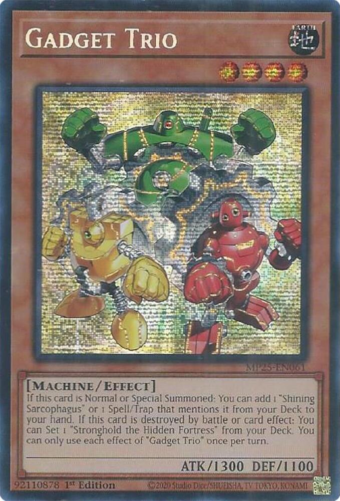 Gadget Trio MP25-EN061 (2025 Mega-Pack)  - 1st Edition