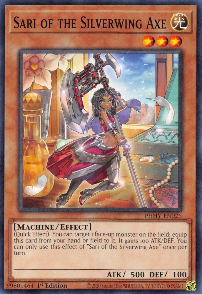 Sari of the Silverwing Axe PHHY-EN026 (Photon Hypernova)  - 1st Edition