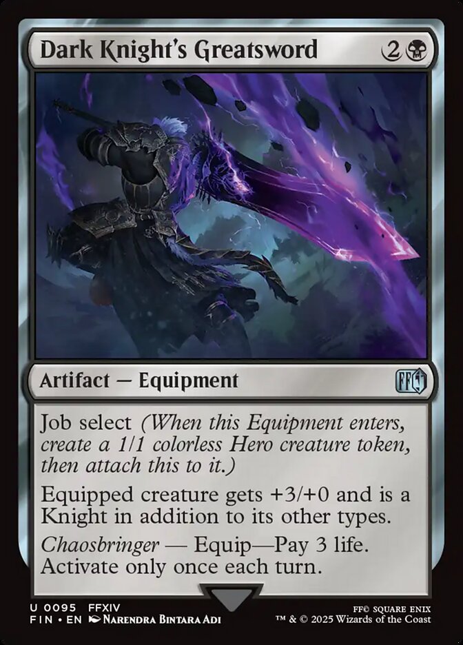 Dark Knight's Greatsword 95 (FINAL FANTASY)  - Foil