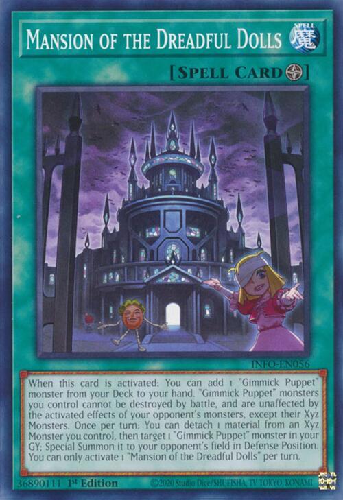 Mansion of the Dreadful Dolls INFO-EN056 (The Infinite Forbidden)  - 1st Edition