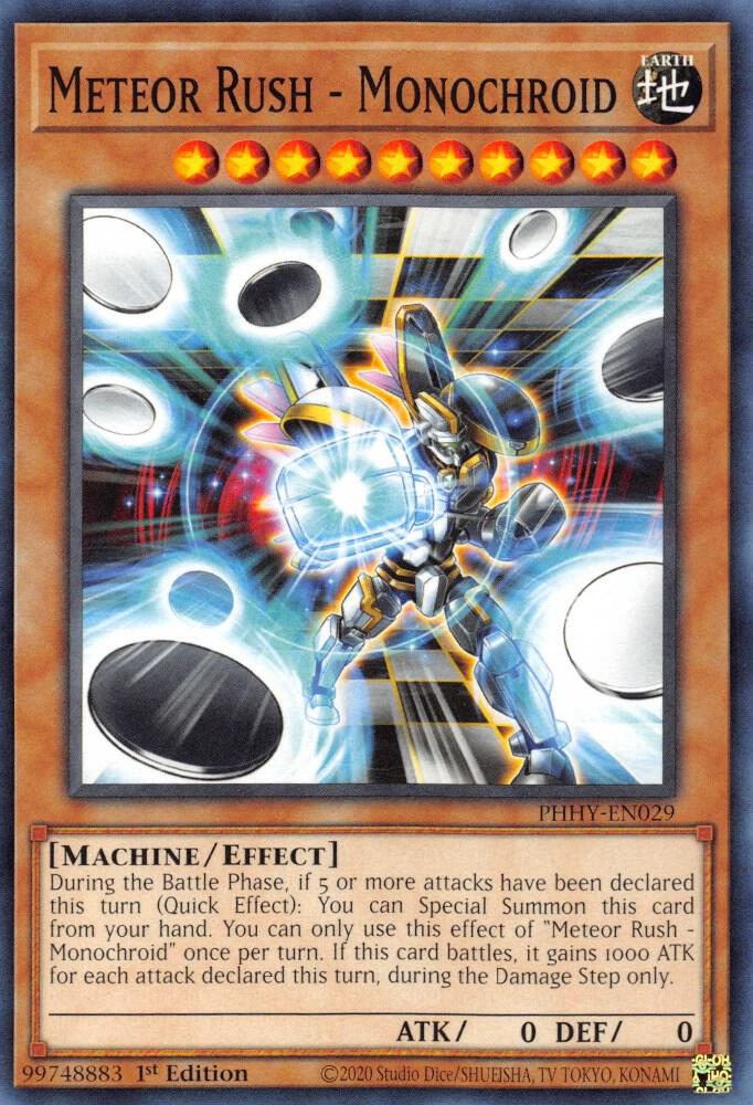 Meteor Rush - Monochroid PHHY-EN029 (Photon Hypernova)  - 1st Edition