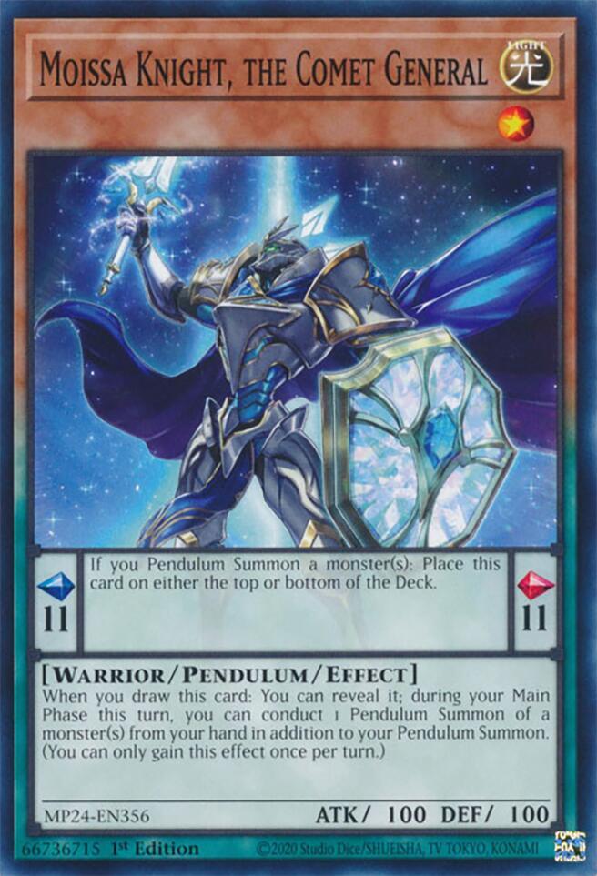 Moissa Knight the Comet General MP24-EN356 (25th Anniversary Tin: Dueling Mirrors)  - 1st Edition