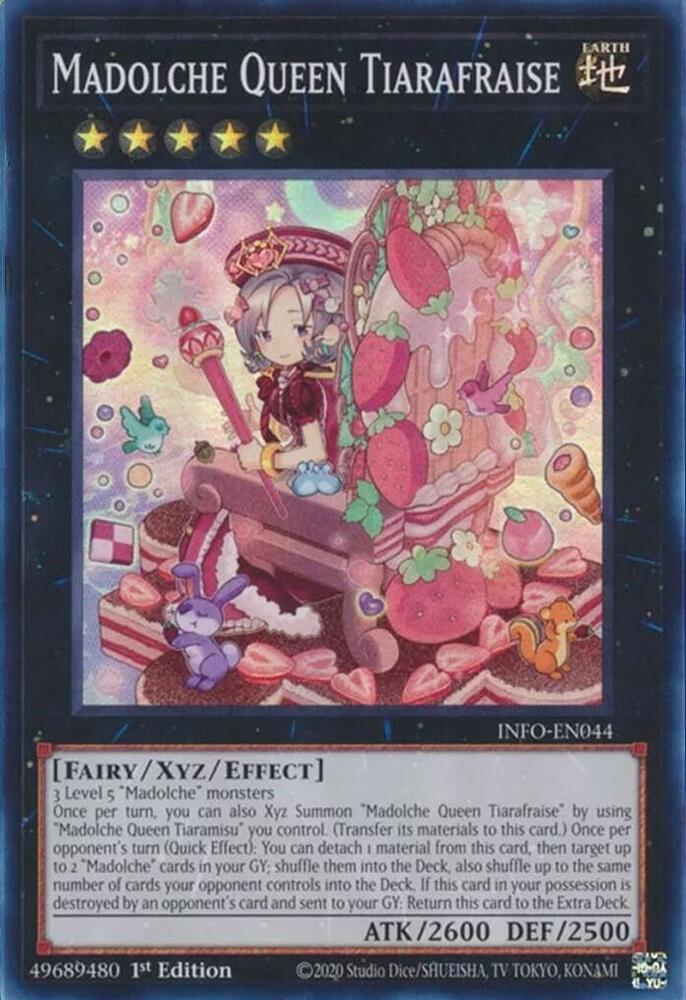 Madolche Queen Tiarafraise INFO-EN044 (The Infinite Forbidden)  - 1st Edition
