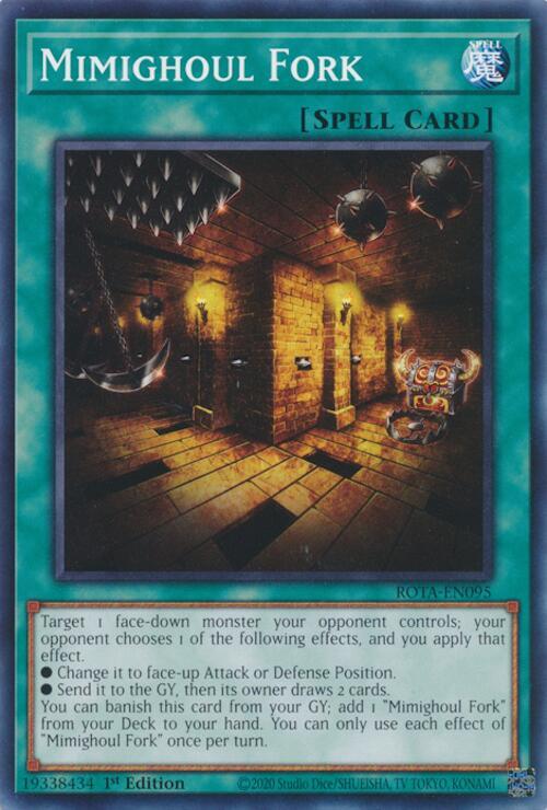Mimighoul Fork ROTA-EN095 (Rage of the Abyss)  - 1st Edition
