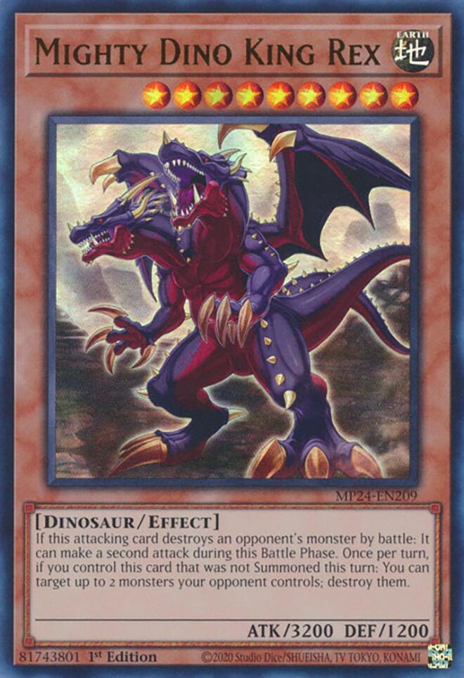 Mighty Dino King Rex MP24-EN209 (25th Anniversary Tin: Dueling Mirrors)  - 1st Edition