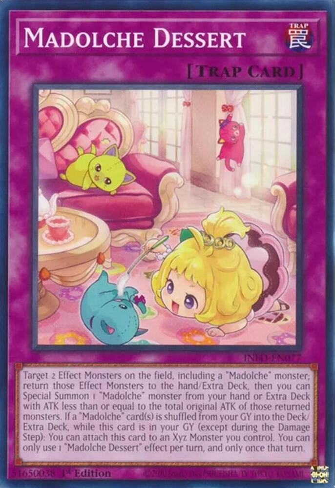 Madolche Dessert INFO-EN077 (The Infinite Forbidden)  - 1st Edition