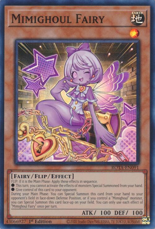 Mimighoul Fairy ROTA-EN091 (Rage of the Abyss)  - 1st Edition